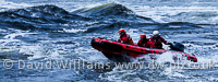 Rescue dingy at Falls of Lora, Connel.